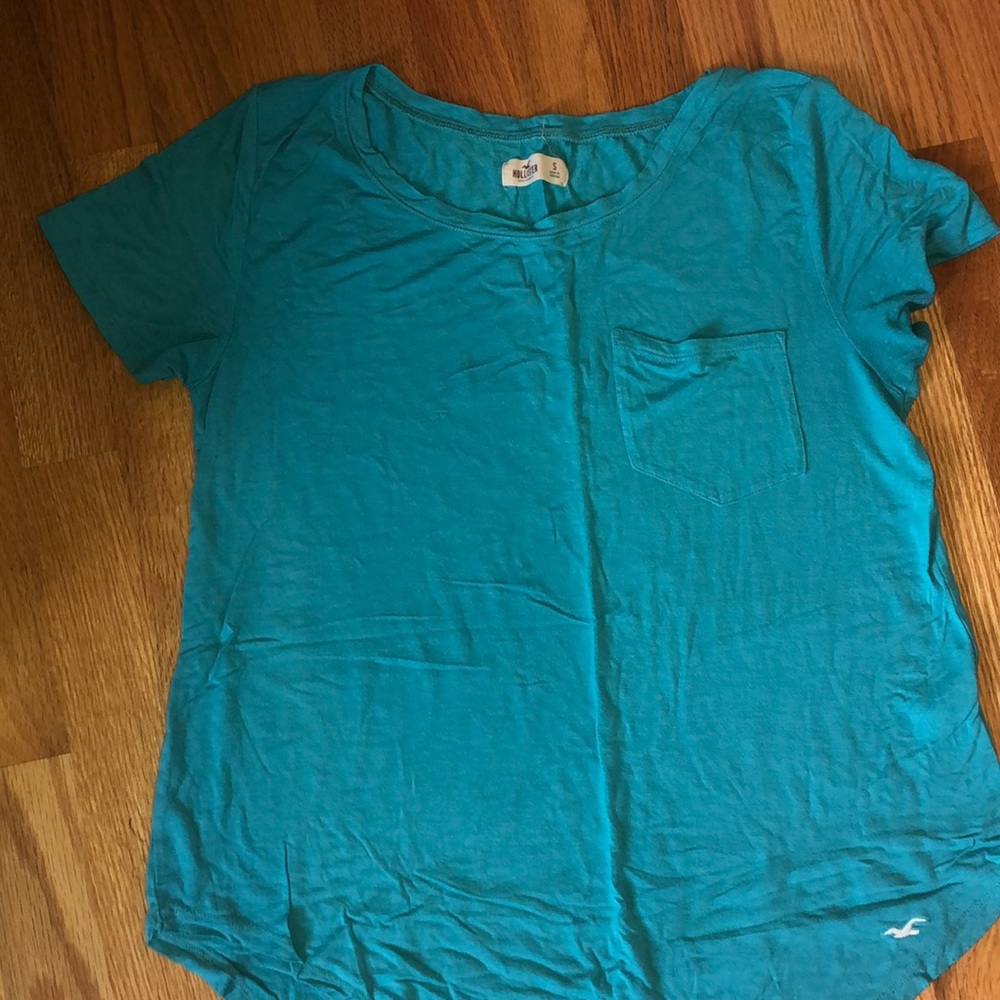 Blue tee